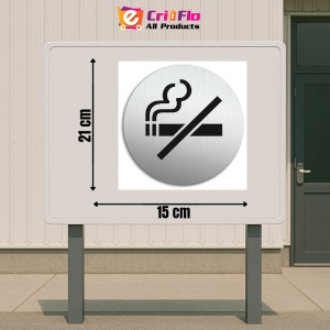 Indicator Semn pentru interzicerea fumatului, Sticker autocolant - Img 2
