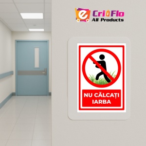 Indicator Semn pentru nu calcati pe iarba, Sticker autocolant - Img 5