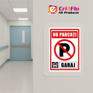 Indicator Semn pentru nu parcati garaj, Sticker autocolant - Img 5