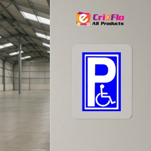 Indicator Semn pentru parcare cu scaun rutiere, Sticker autocolant - Img 4