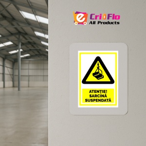 Indicator Semn pentru sarcina suspendata, Sticker autocolant - Img 4