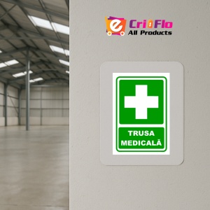 Indicator Semn pentru trusa medicala, Sticker autocolant - Img 4