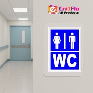 Indicator Semn pentru wc femei si barbati, Sticker autocolant - Img 5