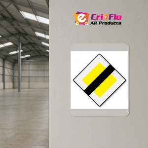 Indicator Sfarsitul drumului cu prioritate, Sticker autocolant - Img 4
