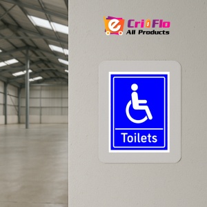 Indicator Sign disabled Toilets, Sticker autocolant - Img 4