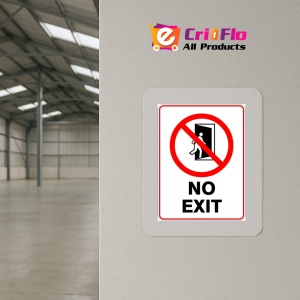 Indicator Sign no exit, Sticker autocolant - Img 4