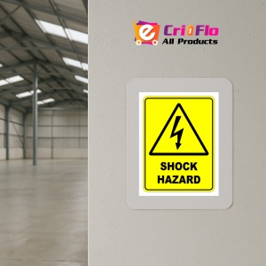 Indicator Sign shock hazard, Sticker autocolant - Img 4