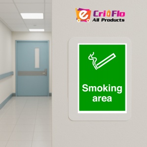 Indicator Sign smoking area, Sticker autocolant - Img 5