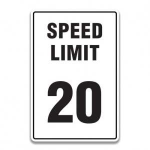 Indicator SPEED LIMIT 5 SIGNS, Sticker autocolant