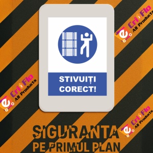 Indicator Stivuiti corect, Sticker autocolant - Img 3