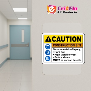Indicator To Reduce Risk of Injury PPE Sign, Sticker autocolant - Img 5