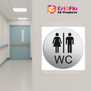 Indicator Toaleta WC Doamnelor Domnilor, Sticker autocolant - Img 5