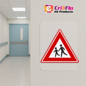 Indicator Traversare copii, Sticker autocolant - Img 5