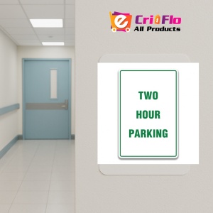 Indicator TWO HOUR PARKING SIGN, Sticker autocolant - Img 5