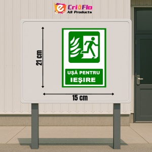 Indicator Usa pentru iesire la dreapta, Sticker autocolant - Img 2