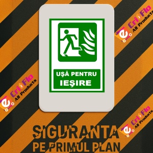 Indicator Usa pentru iesire la stanga, Sticker autocolant - Img 3