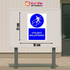 Indicator Utilizati balustrada indicator de obligativitate, Sticker autocolant - Img 2