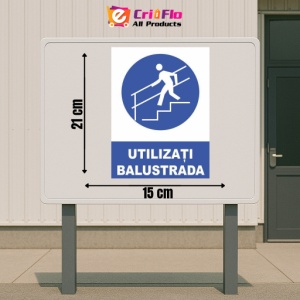 Indicator Utilizati balustrada, Sticker autocolant - Img 2