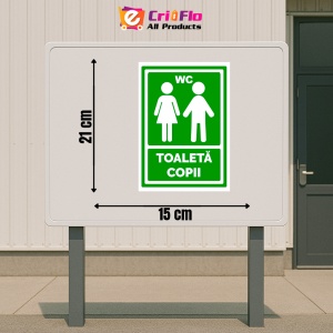 Indicator Verde pentru toaleta copii, Sticker autocolant - Img 2