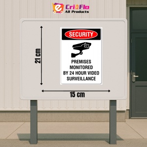 Indicator Video Surveillance Sign, Sticker autocolant - Img 2