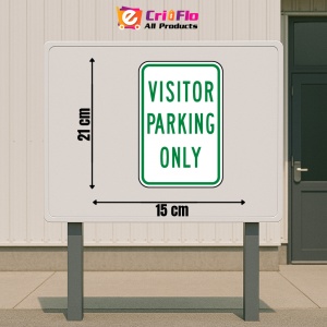 Indicator Visitor Parking Only Sign, Sticker autocolant - Img 2