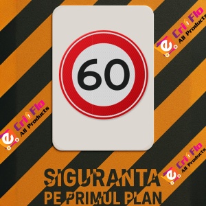 Indicator Viteza maxima 50 km, Sticker autocolant - Img 3