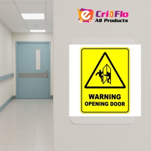 Indicator Warning Opening Door Safety Sign, Sticker autocolant - Img 5