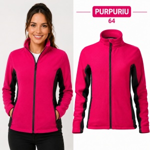 Jacheta Bluza Fleece dama cu fermoar Frosty 528, 220 g/m², antipilling, croiala cambrata, 9 culori, XS-3XL - Img 16