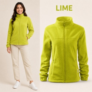 Jachetă Fleece Damă Tip Bluză Hanorac cu Fermoar, Călduroasă și Cambrată – Jacket 504 - Img 18