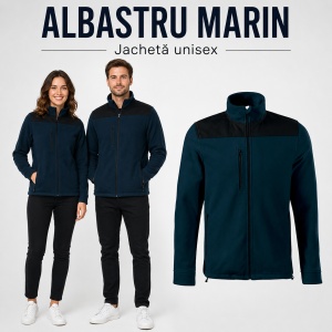 Jachetă Polar Fleece Unisex Damă Bărbat Călduroasă cu Buzunar la Piept și Fermoar – Malfini Rimeck Effect 530, 360 g/m² - Img 11