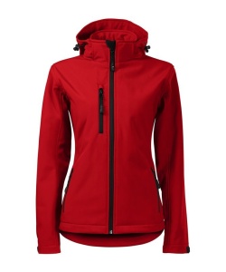 Jacheta softshell de culoare rosu