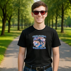 Meme Italian ** Tricou Tralalero Tralala Copii | Dama | Barbat - Img 10