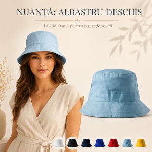 Pălărie Damă Malfini Classic pentru Protecție Solară, 100% Bumbac, 8 Culori, Mărime Unică - Img 17
