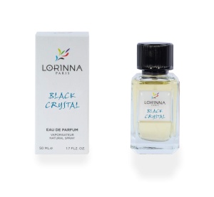 Parfum Lorinna Black Crystal, 50 ml, apa de parfum, de dama inspirat din Versace Crystal Noir
