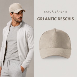 Șapcă Bărbați Sport din Bumbac, Reglabilă cu Cataramă și Cozoroc Curbat – 5P 307 - Img 18