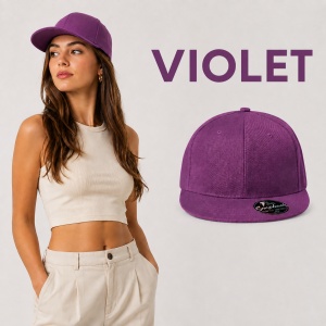 Șapcă Damă tip Snapback cu Cozoroc Drept, Reglabilă din Bumbac – Rap 6P 302 - Img 17