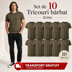 Set 10 tricouri bărbat Malfini Basic Clasic, 100% bumbac, regular fit, 48 culori, mărimi XS–5XL - Img 11