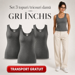 Set 3 topuri damă / maiouri sport, tricou fără mâneci, 16 nuanțe - Img 15