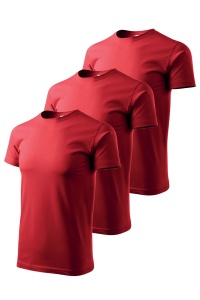Set 3 tricouri de culoare rosu