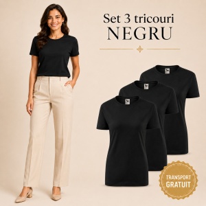 Set 3 tricouri dama - diverse culori pentru femei - Img 14