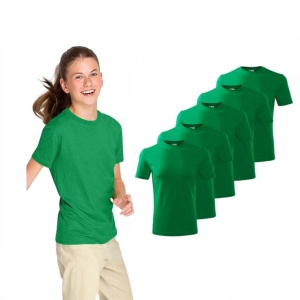 Set 5 Tricouri pentru copii, culoare verde P72