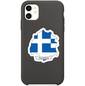 Set 50 stickere din Grecia, Santorini, Mykonos, Atena, Rhodos, Corfu pentru telefon laptop Pvc Vinyl Waterproof - Img 3