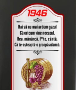 Set personalizat sticla de vin rose, cu mesaj haios pentru cadou zi de nastere - Img 82