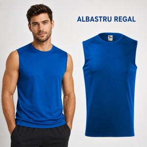 Top sport bărbați / tricou fără mâneci Malfini Breeze 820, 100% poliester, 5 culori - Img 14