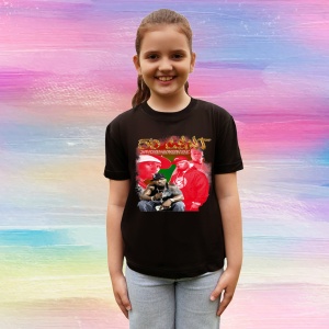 Tricou 50 Cent - Red & Green Style, muzica Hip-Hop / Rap, Dama | Barbat | Copii, Culoare Negru - Img 4