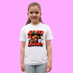 Tricou A$AP Rocky - Gold Teeth Style 2, muzica Hip-Hop / Rap, Dama | Barbat | Copii - Img 3