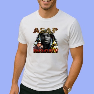 Tricou A$AP Rocky - Leopard Hoodie, muzica Hip-Hop / Rap, Dama | Barbat | Copii