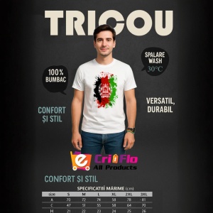 Tricou Afghanistan Steag Splash Art, Copii | Dama | Barbat - Img 6
