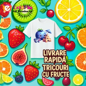 Tricou Afine amuzant de vara caste; de nisip, Fructe, Copii | Dama - Img 12