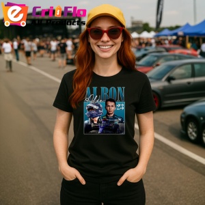 Tricou Alex Albon Portret Si Masina Red Bull Formula 1, Copii | Dama | Barbat
